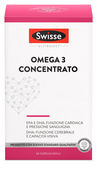 SWISSE OMEGA 3 CONCENTRATO 60 CAPSULE