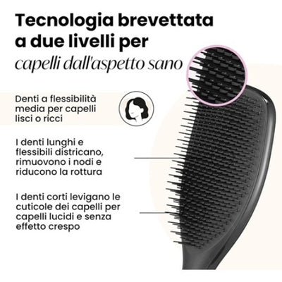 Tangle Teezer - Spazzola Districante per capelli lisci o mossi (Nera)