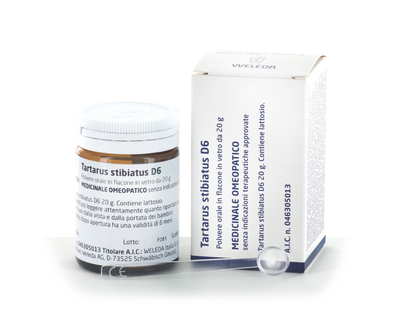 TARTARUS STIBIATUS*6 DH orale POLV 20 g flacone