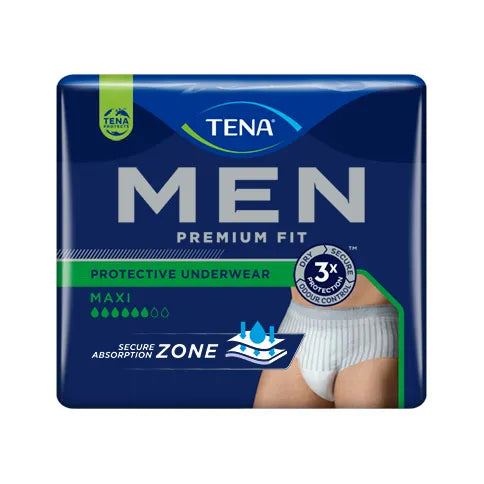 Mutandina Assorbente Maschile Tena Men Premium Fit Livello 4Taglia Large 8 Pezzi