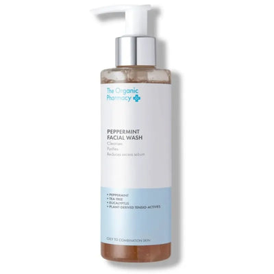 The Organic Pharmacy Peppermint Facial Wash - Detergente Viso alla Menta Piperita 