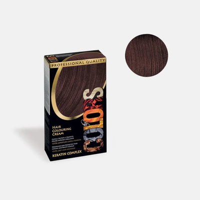 Beautytime The Colors Tinta Capelli Cioccolato 5,99 Kit Crema Colorante + Rilevatore Crema + Trattamento Colore + Guanti