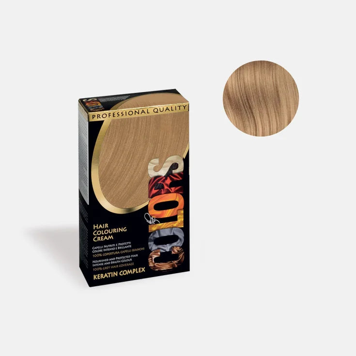 Beautytime The Colors Tinta Capelli Biondo Chiarissimo 9 Crema Colorante + Rilevatore Crema + Trattamento Dopo Colore + Guanti