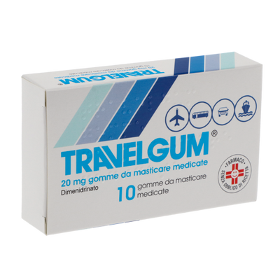 TRAVELGUM*10 gomme mast 20 mg