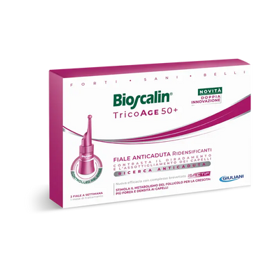 Bioscalin Tricoage Fiale Anticaduta Ridensificanti 1 mese di trattamento