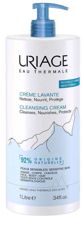 Uriage Creme Lavante Detergente Corpo Quotidiano Idratante, 1000ml