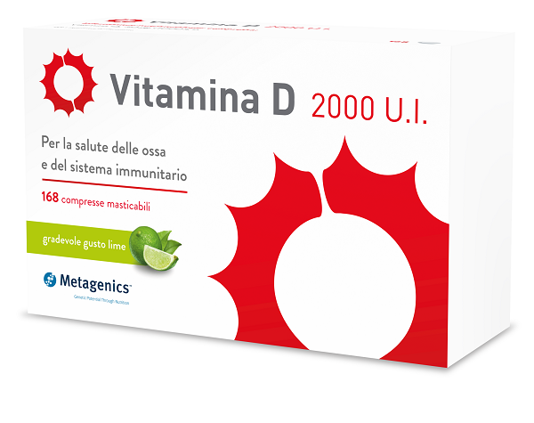 Vitamina D 2000 Ui 168 Compresse Masticabili - Vitamina D 2000 Ui 168 Compresse Masticabili