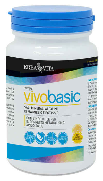 VIVOBASIC POLVERE CON SUCCO DI LIMONE 200 G