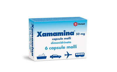 XAMAMINA Mal di Viaggio - 6 Capsule Molli 50mg