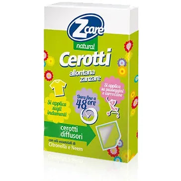 Zcare Natural Cerotti 24 Pezzi antizanzare