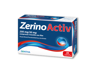 ZERINOACTIV*20 cpr 200 mg + 30 mg