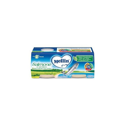 Mellin Omogeneizzato Salmone 2 X 80 G