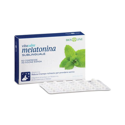 Bios Line Vitacalm Melatonina Sublinguale 60 Compresse 1 Mg