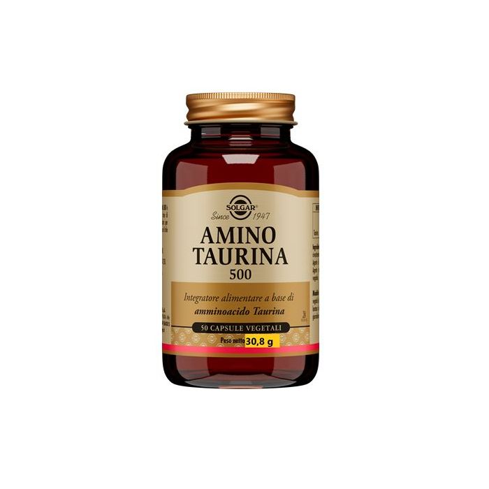 Amino Taurina 500 50 Capsule Vegetali