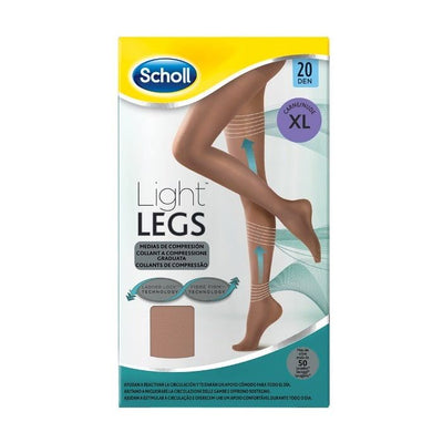 Scholl Lightlegs 20 Denari Taglia Xl Colore Nude 1 Paio