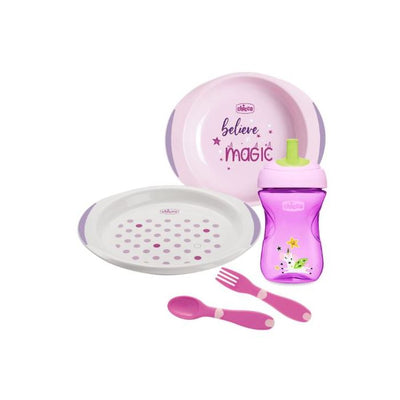Chicco Set Pappa 12 Mesi+ Rosa