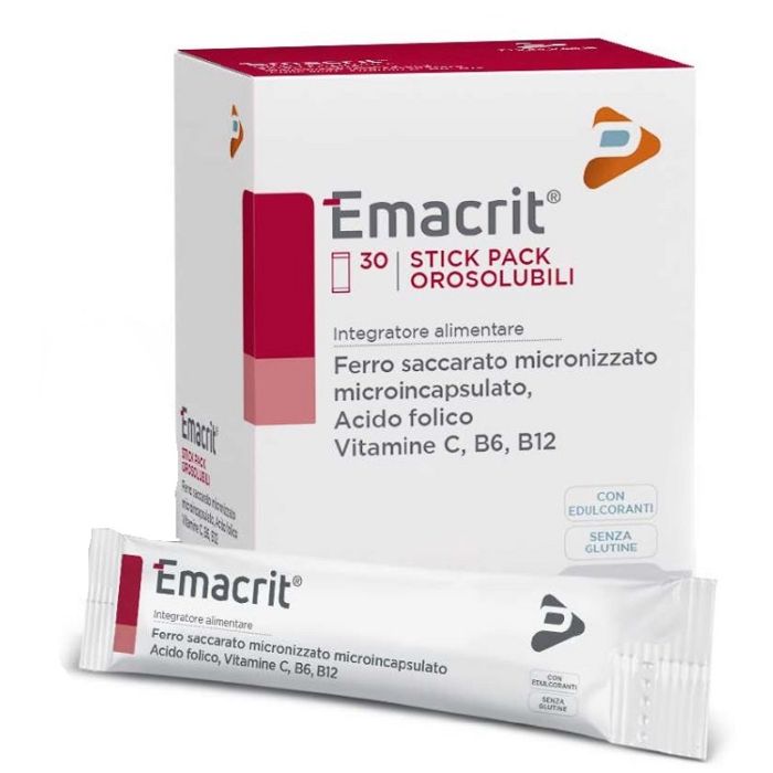 Emacrit Orosolubile 30 Stick Pack