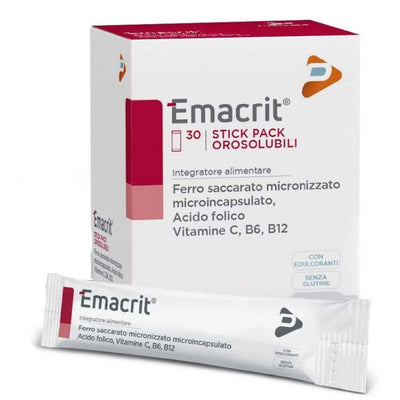 Emacrit Orosolubile 30 Stick Pack