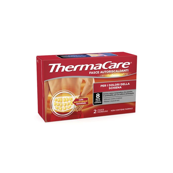 Fascia Autoriscaldante A Calore Terapeutico Thermacare Schiena 2 Pezzi