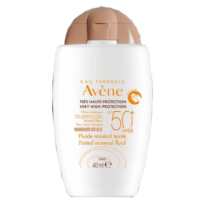 Avene Sol Fluido Minerale Spf50+ Colorato Nuova Formula 40 Ml