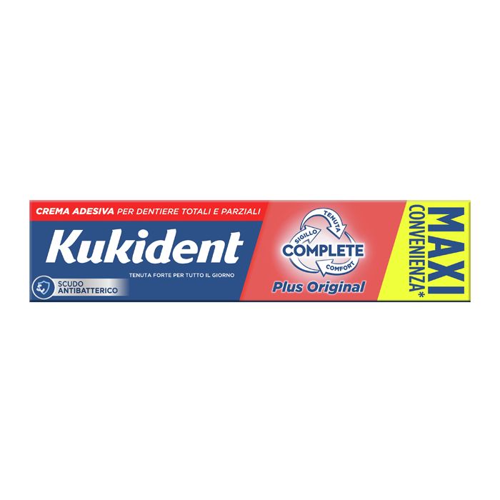 Kukident Plus Original Crema Adesiva Dentiere 65 G - Kukident Plus Original Crema Adesiva Dentiere 65 G