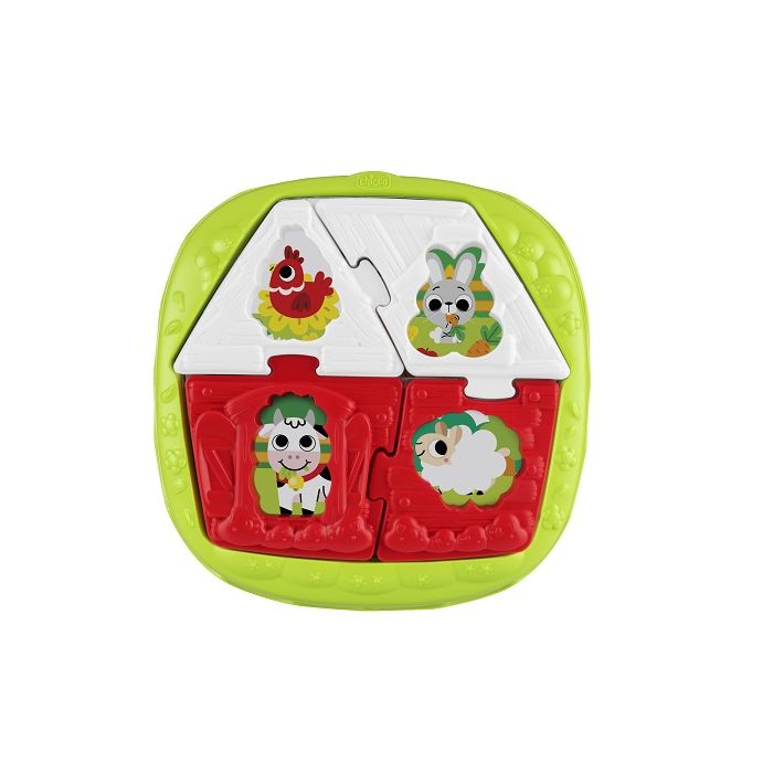 Chicco Gioco S2P 2In1 House&Farm Puzzle