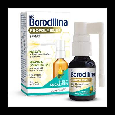 Neoborocillina Propolmiele+ Spray Miele Eucalipto 20 Ml