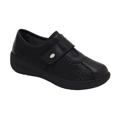 Calzatura Magali' Elasticated+Leather Woman Black Elasticizzato + Pelle 40