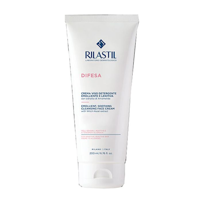 Rilastil Difesa Crema Viso Detergente Emolliente E Lenitiva200 Ml