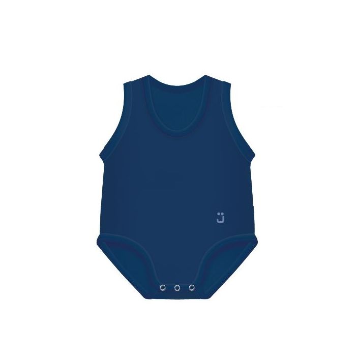 J Bimbi Body 0-36M Bio Cotton Summer Blu Scuro