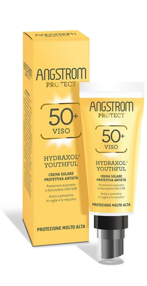 Angstrom Protect Youthful Tan Crema Solare Ultra Protezione anti Età 50+ - 40 Ml