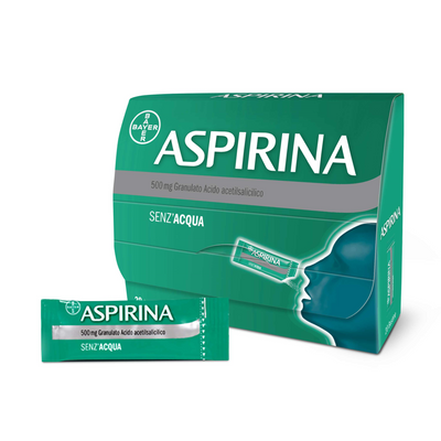 Aspirina Granulato Senza Acqua Mal Di Testa E Dolore 20 Bustine