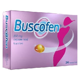 Buscofen 200mg Con Ibuprofene Analgesico Contro Dolori Da Ciclo 24 Capsule Molli