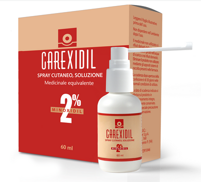 CAREXIDIL 2% SPRAY CUTANEO, SOLUZIONE