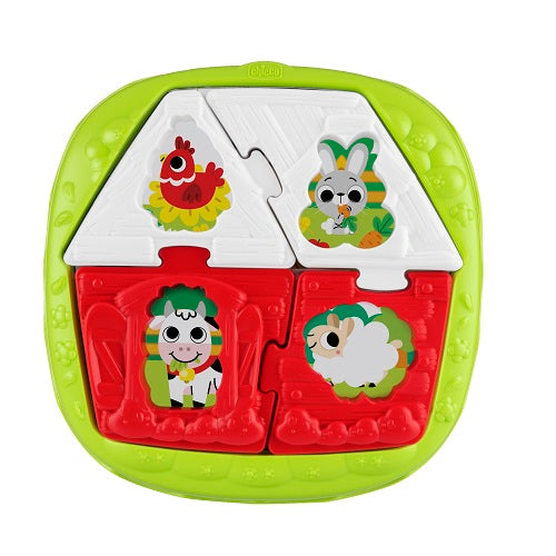 Chicco Gioco S2P 2In1 House&Farm Puzzle