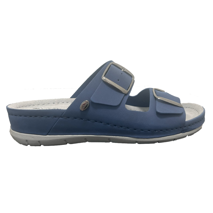 Aberdeen Synthetic Woman Blue 41 Materiale Similpelle Foderatomaia Sfoderato Sottopiede Pelle Scamosciata Suola Pu Fitting G Altezza Tacco 20 Collezione Ss23