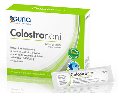 Guna ColostroNoni 24 Bustine Orosolubili Integratore Intestinale