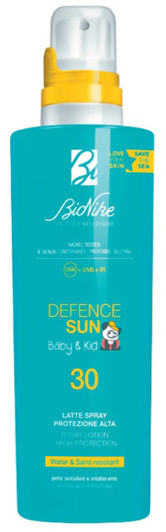 Bionike Defence Sun Baby&Kid Latte Spray Corpo 200ml SPF30