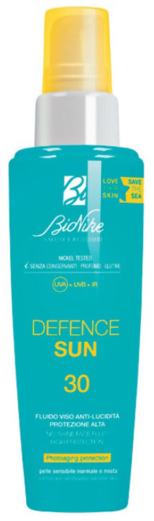 Bionike Defence Sun Fluido Viso Anti-Lucidità 50ml SPF30