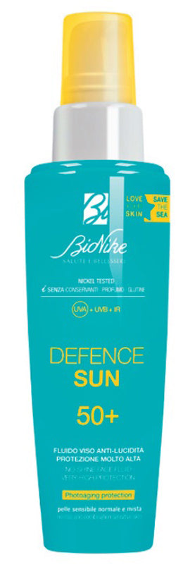 Bionike Defence Sun Fluido Viso Anti-Lucidità 50ml SPF50+