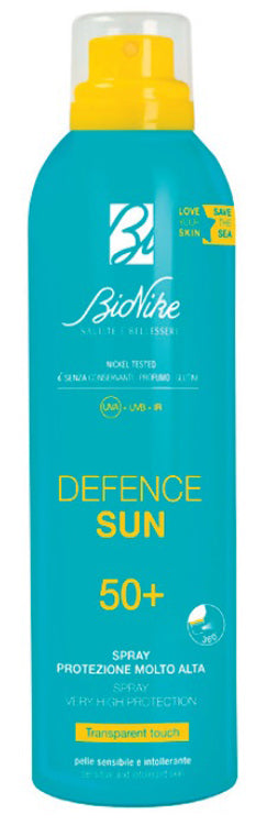 Bionike Defence Sun Spray Solare Corpo Transparent Touch 200ml SPF50+