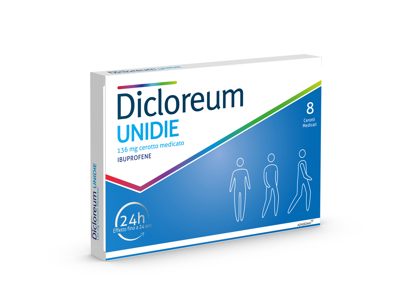 DICLOREUM UNIDIE 136 MG CEROTTO MEDICATO