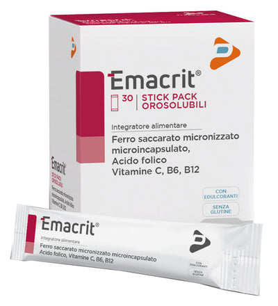Emacrit Orosolubile 30 Stick Pack