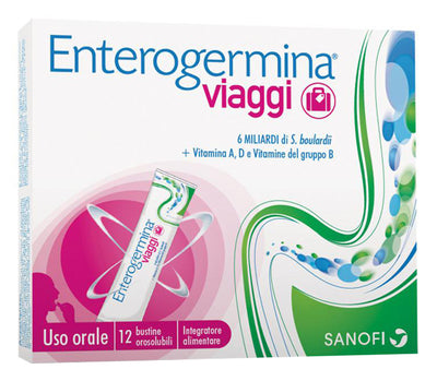 Enterogermina Viaggi Integratore Fermenti Lattici 12 Bustine
