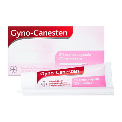Gyno-Canesten Crema Intima Trattamento Sintomi Candida contro Prurito, Bruciore Intimo e Perdite 30g