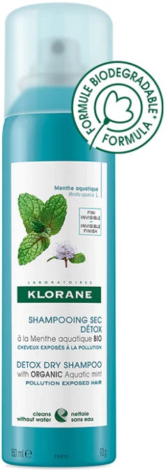 Klorane Shampoo Secco Menta Acquatica 150ml