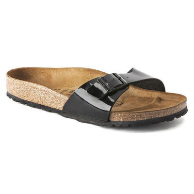 Birkenstock Madrid Black Birko Flor Patent 40