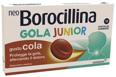 Neoborocillina Gola Junior 15 Pastiglie Cola