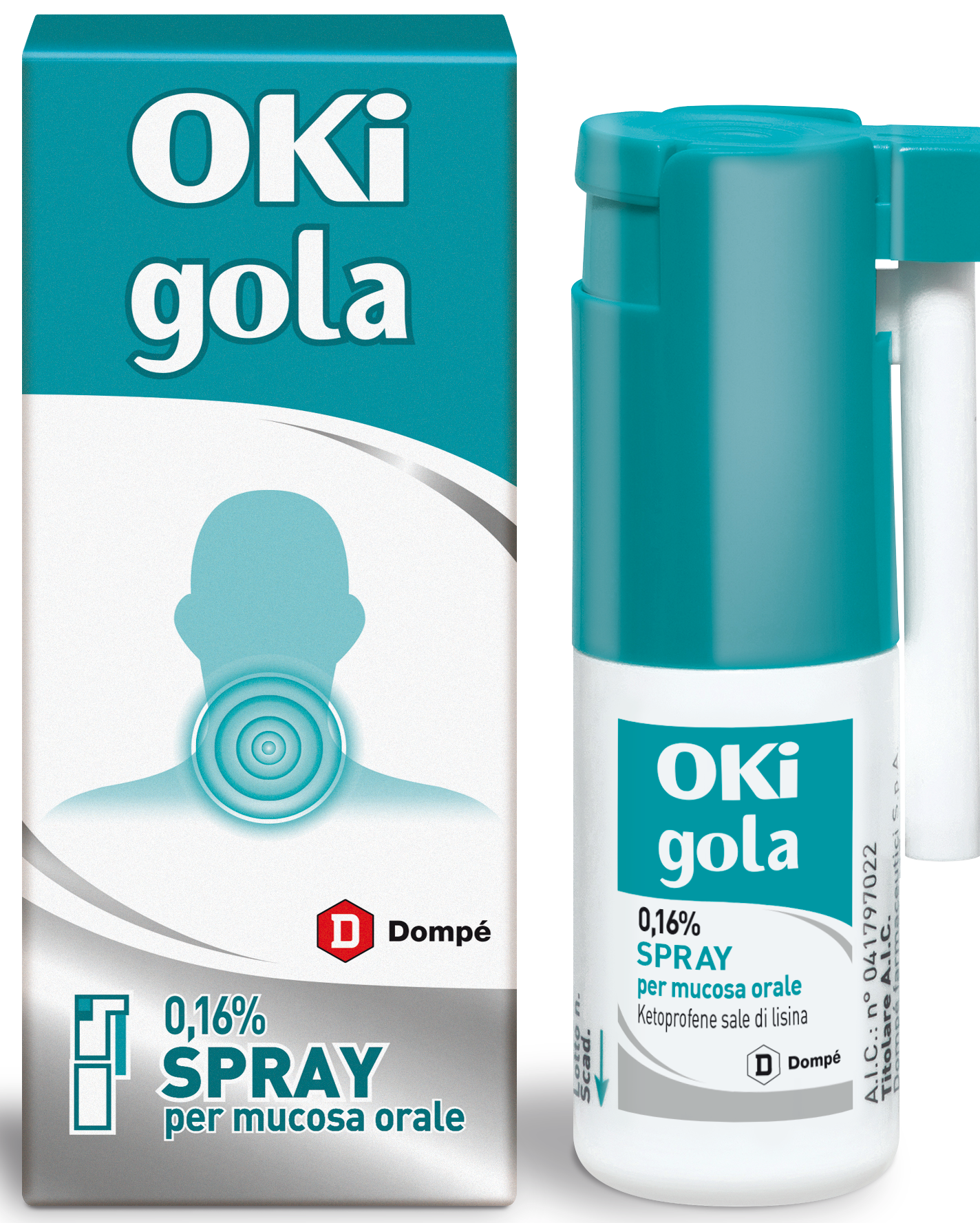 OKI GOLA 0,16% SPRAY PER MUCOSA ORALE