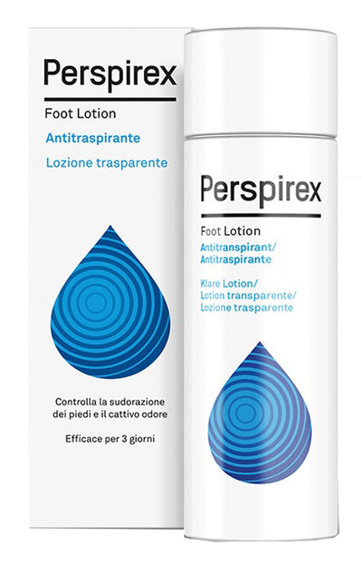 Perspirex Foot Lotion Antitraspirante Lozione Trasparente Sudorazione E Cattivo Odore Piedi 100 Ml